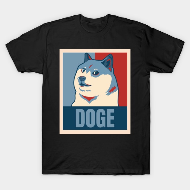 Doge Cheems Dog Poster T-Shirt by labstud